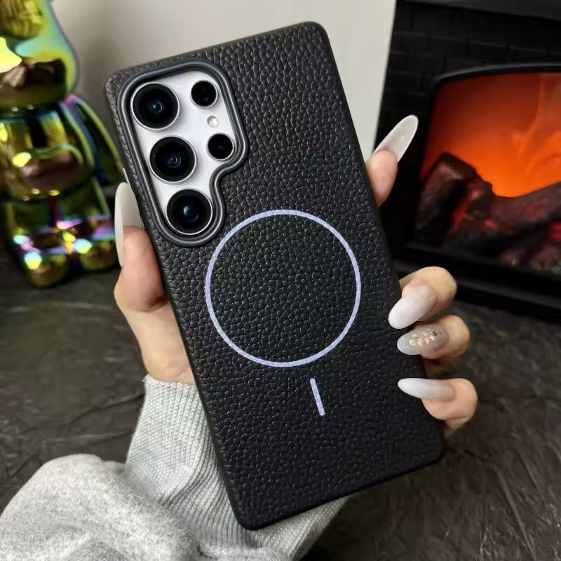 Soft TPU Leather Textured Back Cover