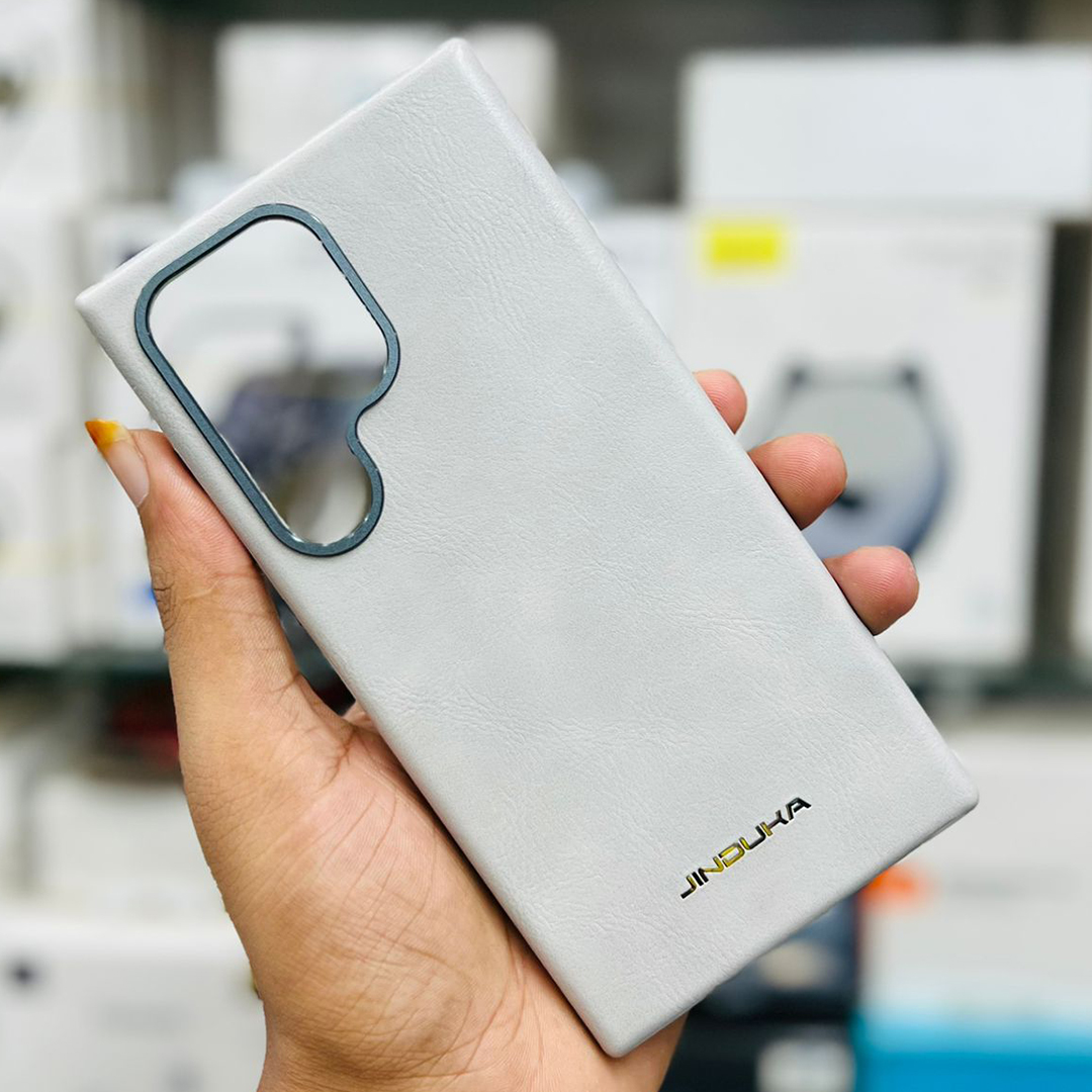 Jinduka PU Leather Magnetic Shockproof Protective Wireless Charging Cover