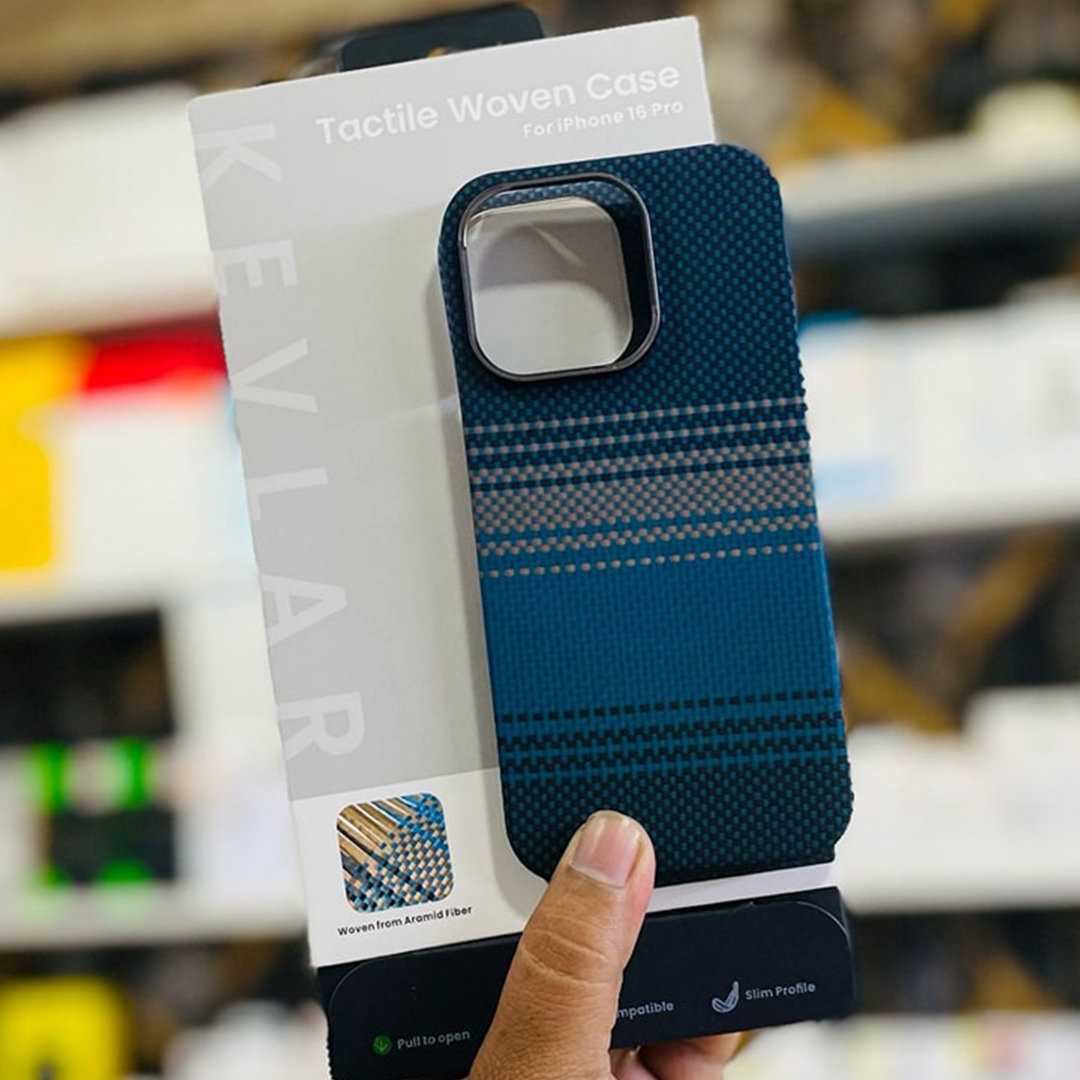 YTF Carbon Fiver Tactile Woven Cover case 600D Kevlar Sunset moonrise for iPhone