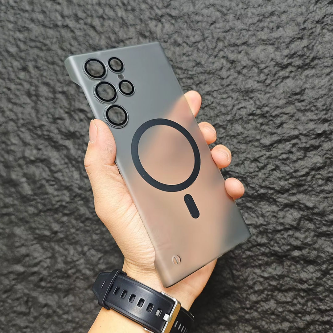 Newest Borderless Magnetic Matte PC Hard Case for Samsung