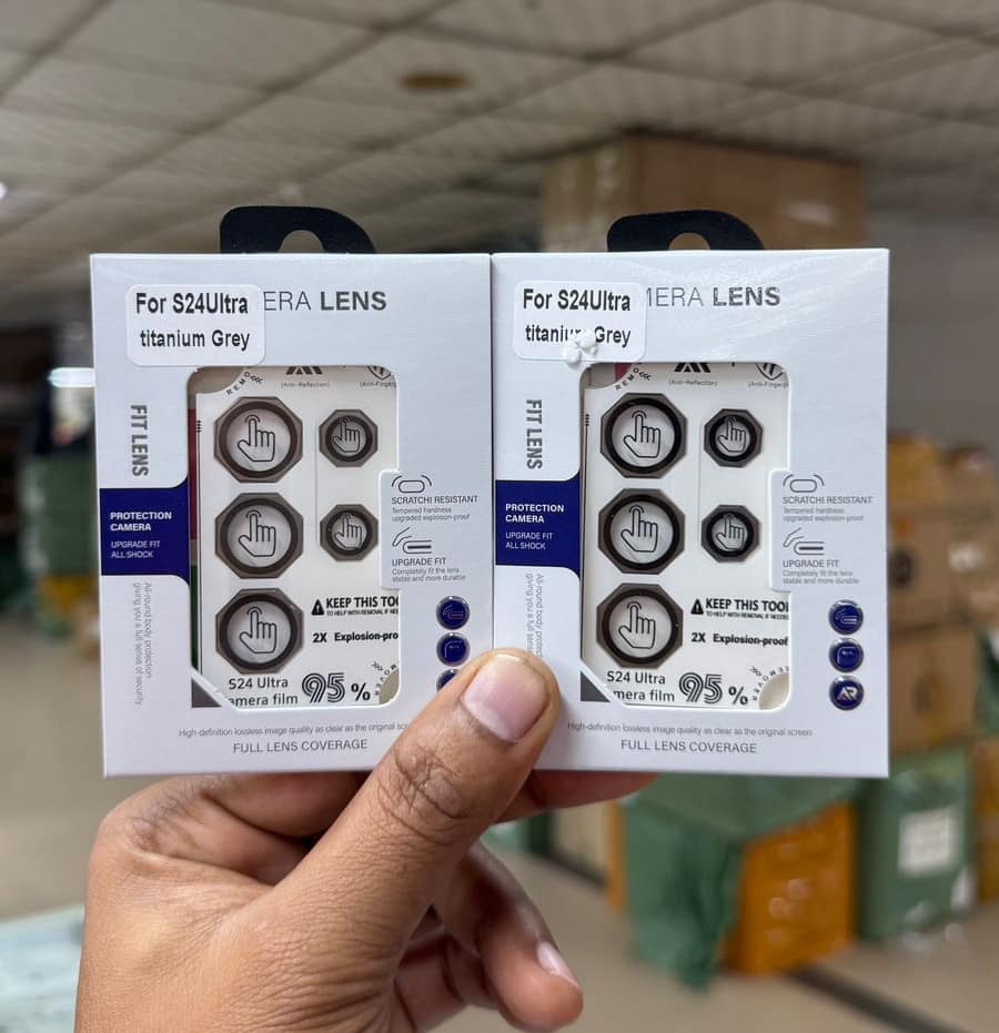 New 3D Octagonal Camera Lens Protection for Samsung