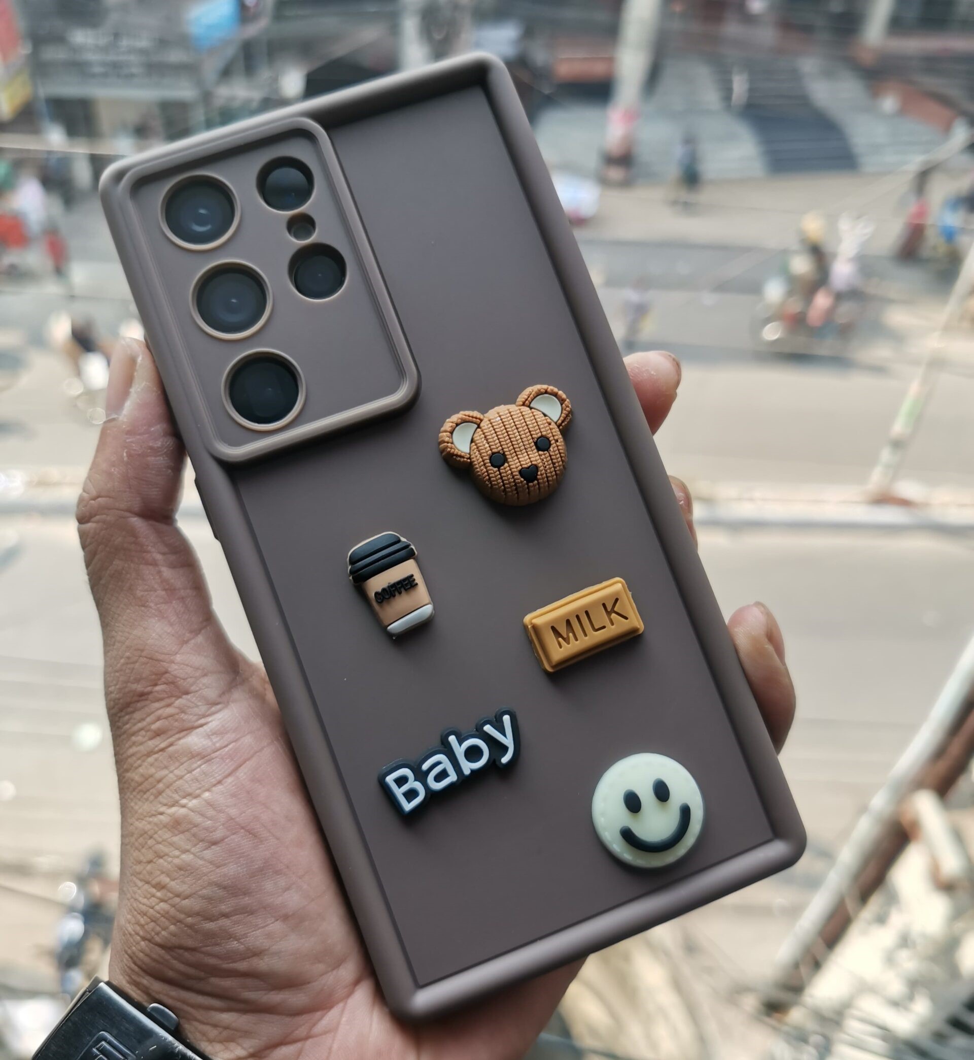 Soft Baby Milk Fully Rubber Case