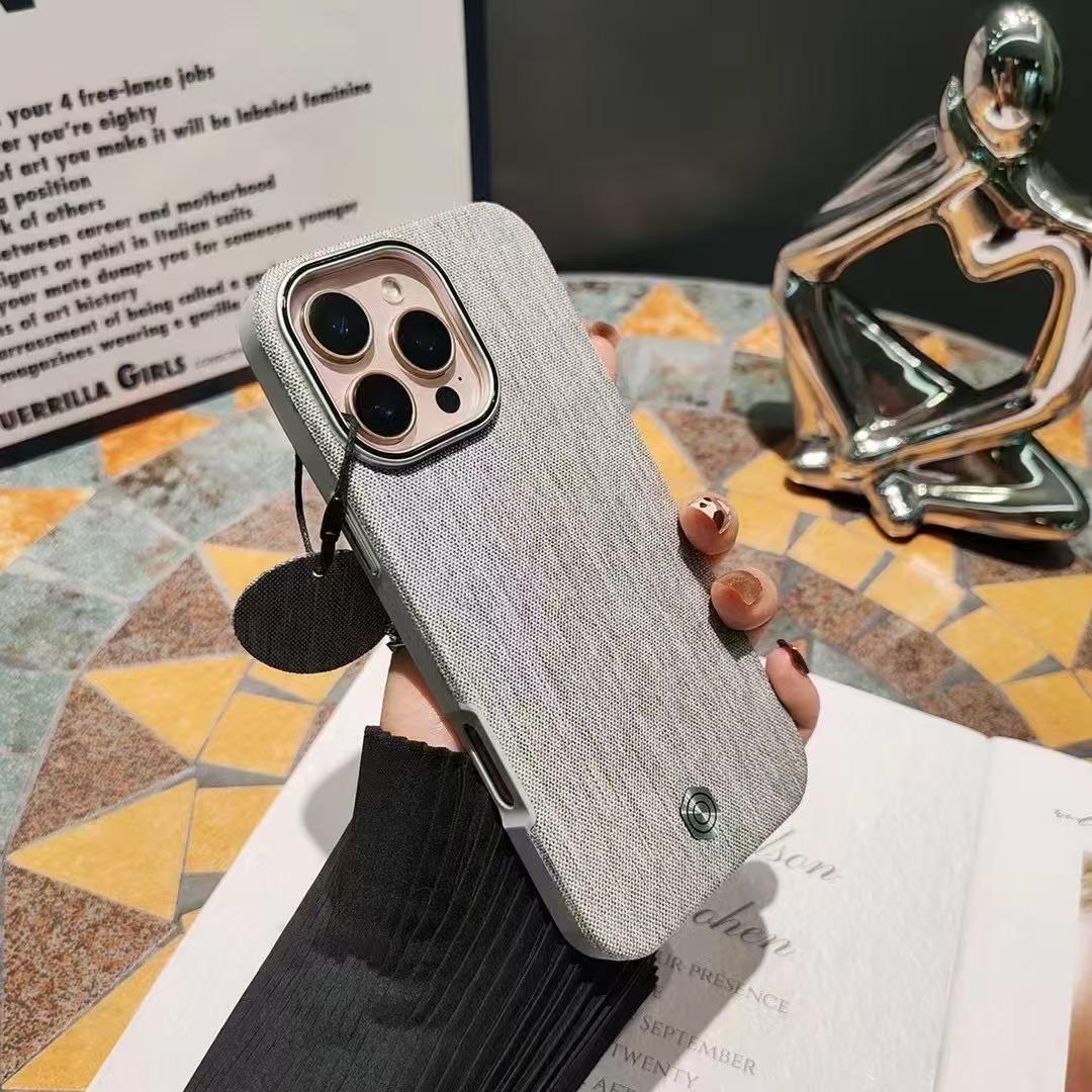 Mosimka Premium Handy Cloth Case Droop Protection Case For iphone