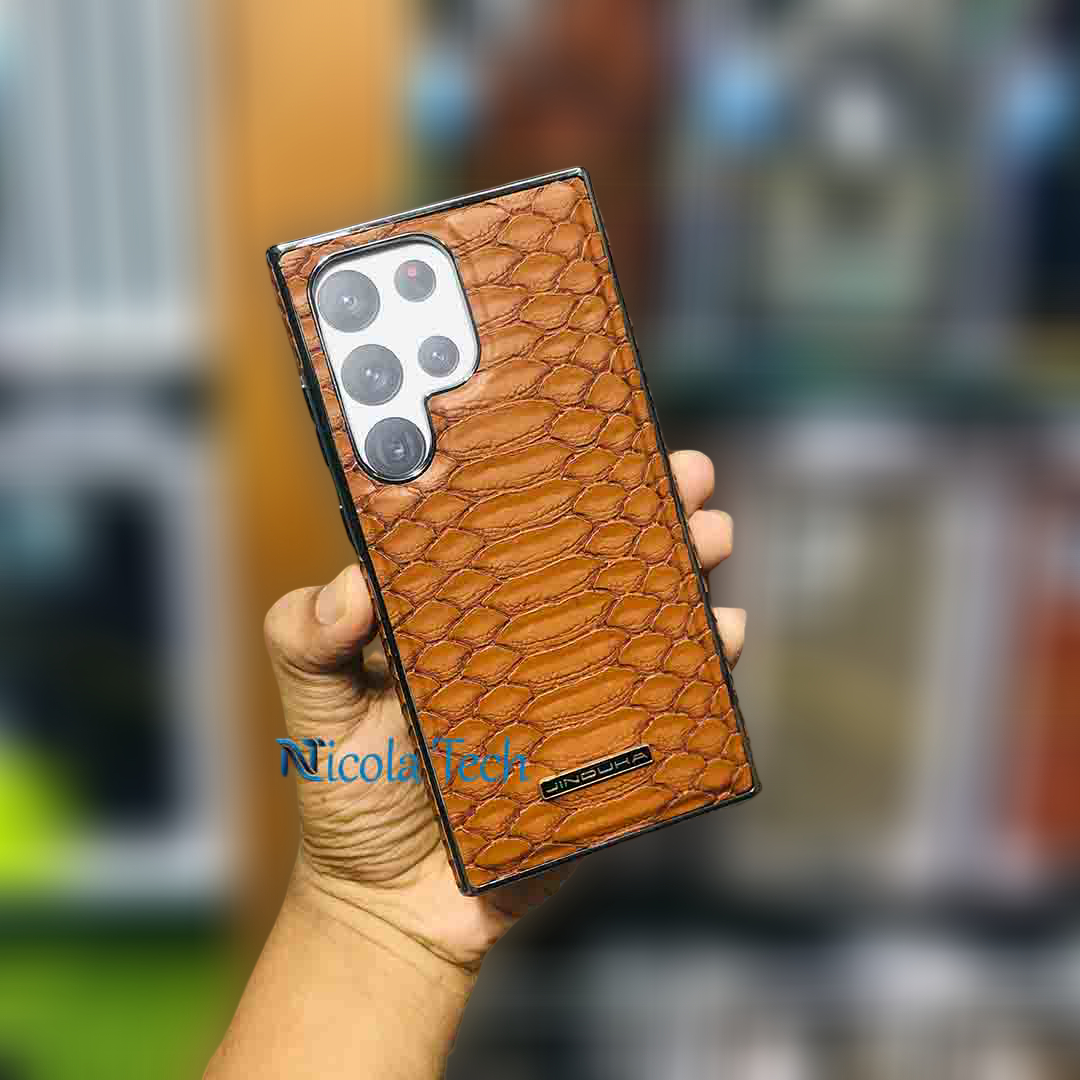 JINDUKA Premium Leather Case for Samsung